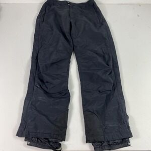 Obermeyer Pants Mens XLT Black Snow Ski Insulated Nylon Elastic Waist 03206